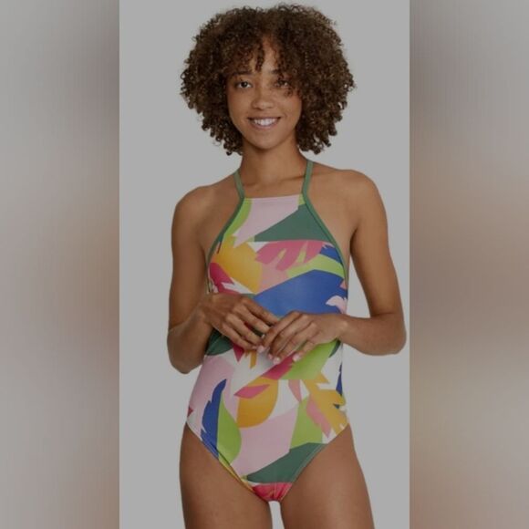 Speedo Other - 🎈Speedo Green and Pink Artistic One Piece Swimsuit🎈